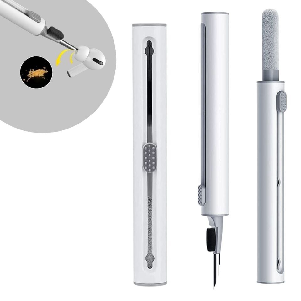 AD  Çok Amaçlı Yumuşak Fırçalı Kablosuz Kulaklıklar İçin Kulaklık Temizleme Kiti