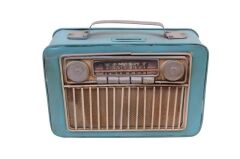 Dekoratif Metal Radyo Kumbaralı Hediyelik (491491)