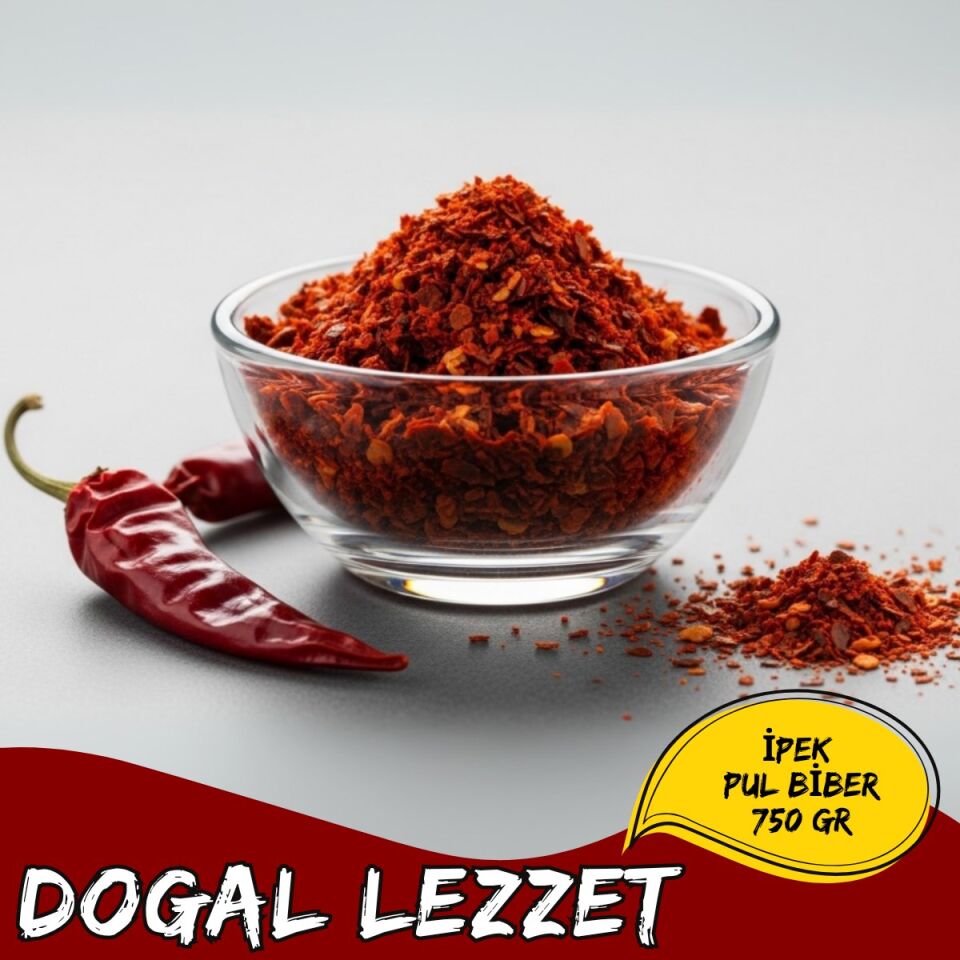 Mey İthalat® İpek Pul Biber İnce Dokulu Servislik ve Kahvaltılık Pul Biber 750 Gr
