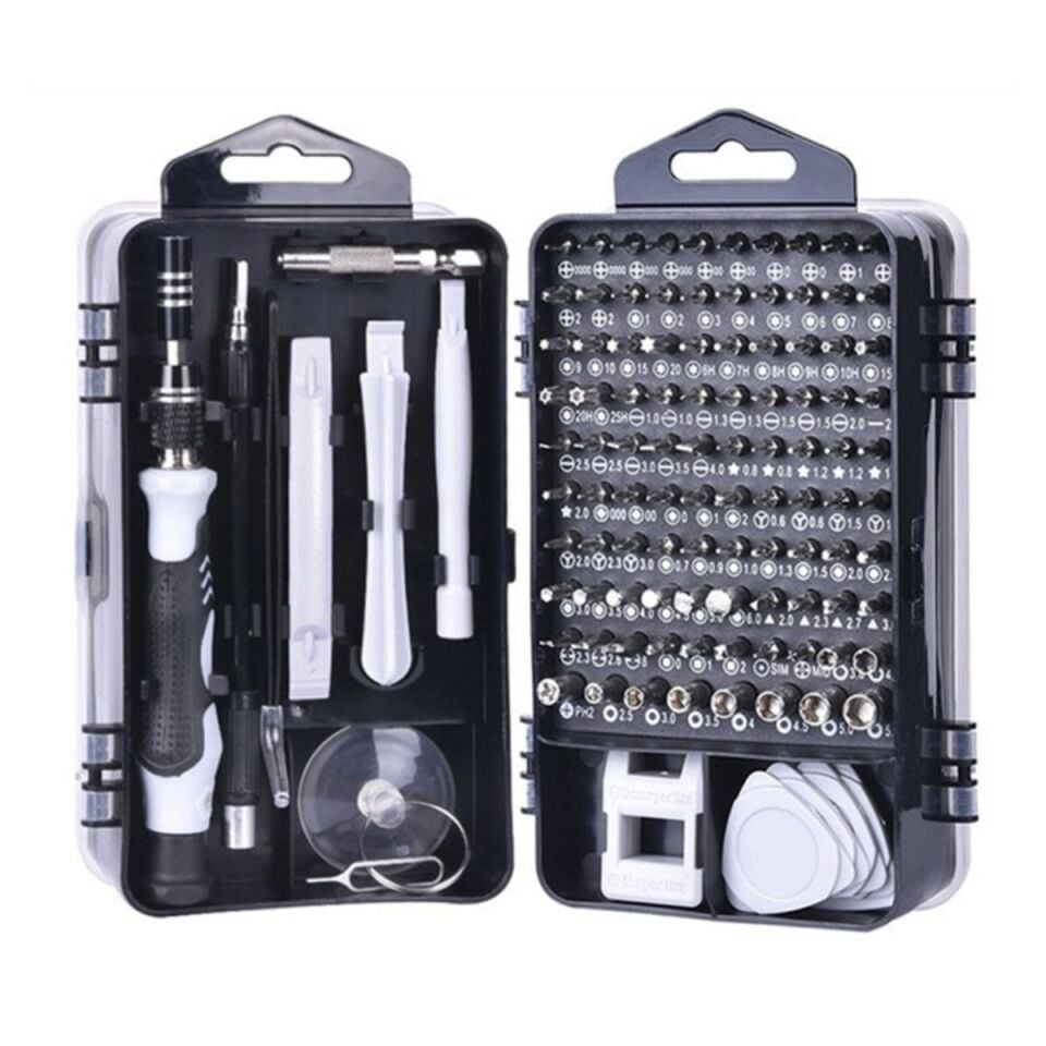 AD115 in 1 Hassas Tornavida Onarım Alet Manyetik Sürücü Kitli Elektronik Hassas Tornavida Seti