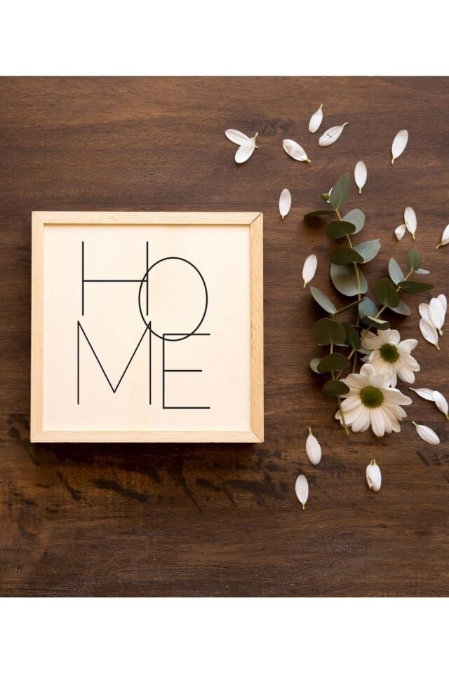 Home Tabela Ahşap Çerçeve 30 x 30