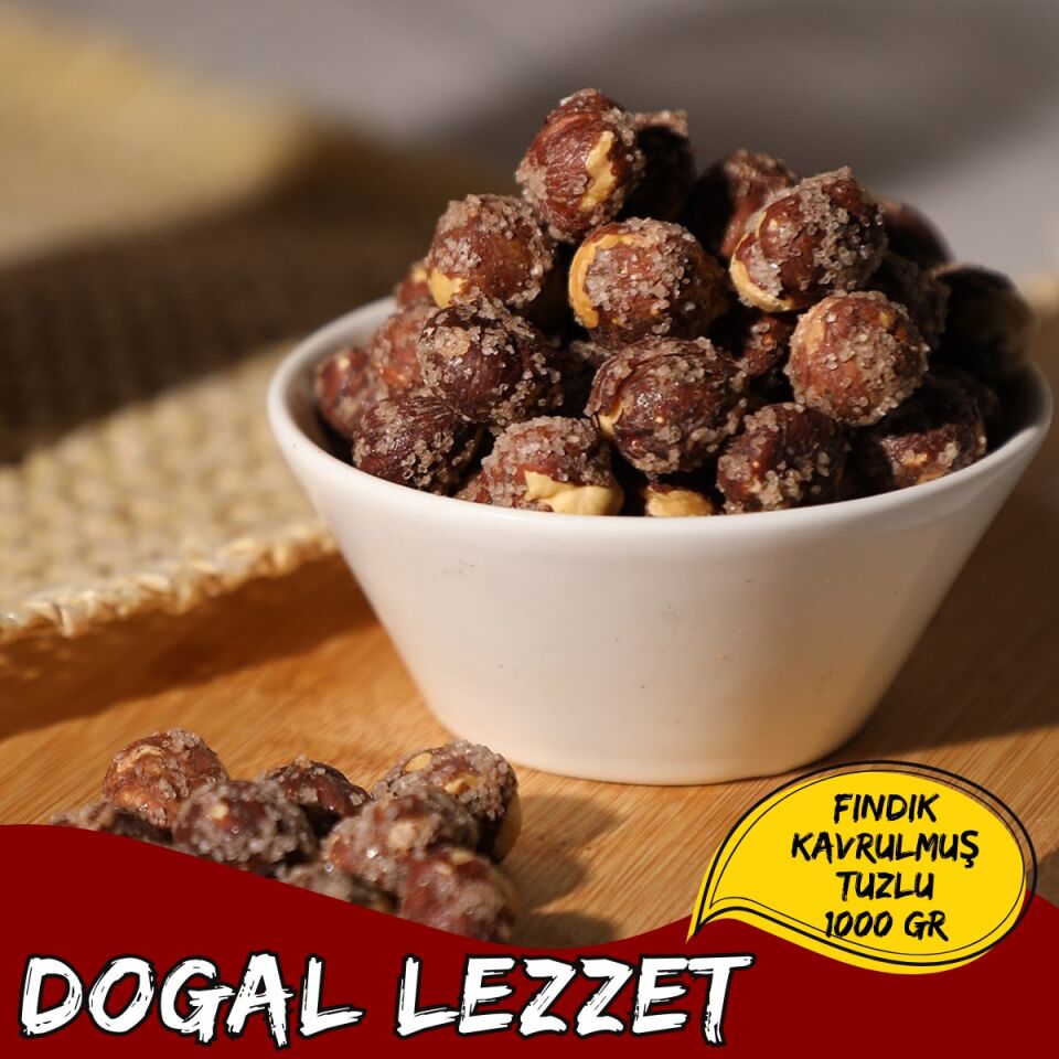 Mey İthalat® Fındık Kavrulmuş Tuzlu 1000 GR (1KG)