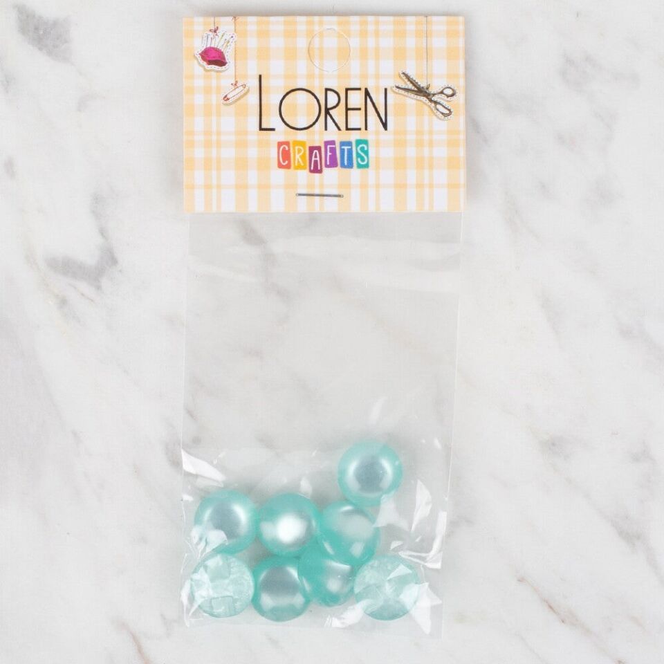 Loren Crafts 8 li Yeşil Düğme - 47