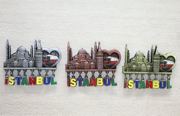 Sarkaçlı İstanbul Temalı Magnet - Model 2