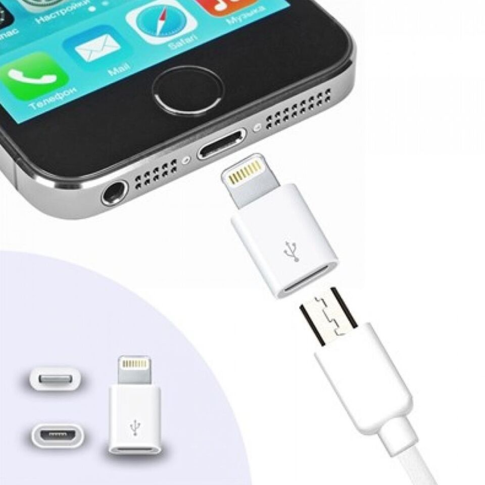 AD Apple iPhone / iPad Micro Usb Dönüştürücü Adaptör OTG Aparat