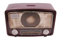 Dekoratif Metal Radyo Kumbaralı Vintage Hediyelik (1102) (491491)