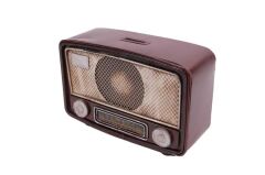 Dekoratif Metal Radyo Kumbaralı Vintage Hediyelik (1102) (491491)