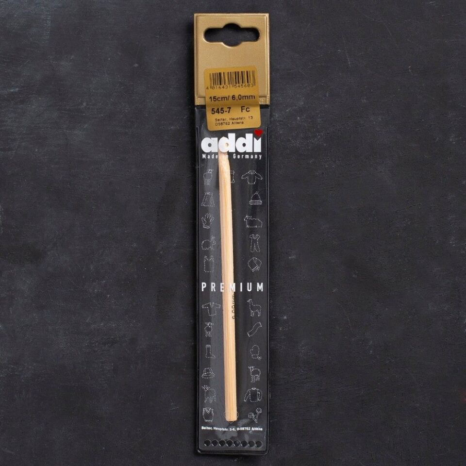Addi Bambus 6mm 15cm Bambu Yün Tığ - 545-7