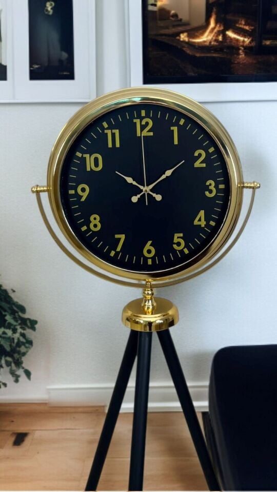 Gold Standart Tripod Ayaklı Saat