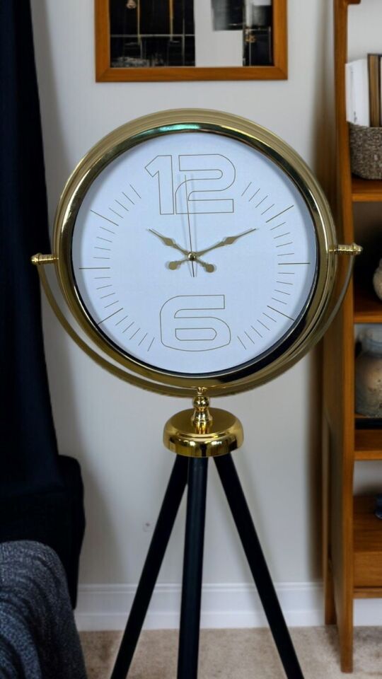 Gold Noble Radiance Tripod Ayaklı Saat