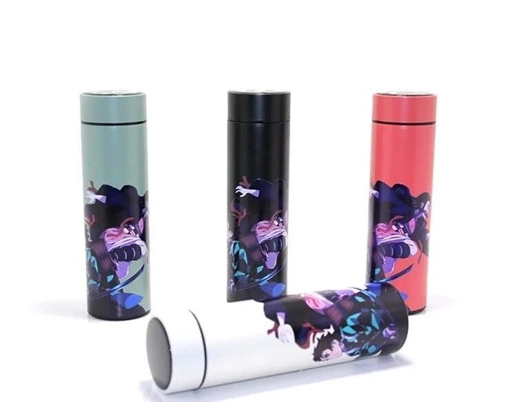 Anime Baskılı Digital Göstergeli Termos 500 Ml