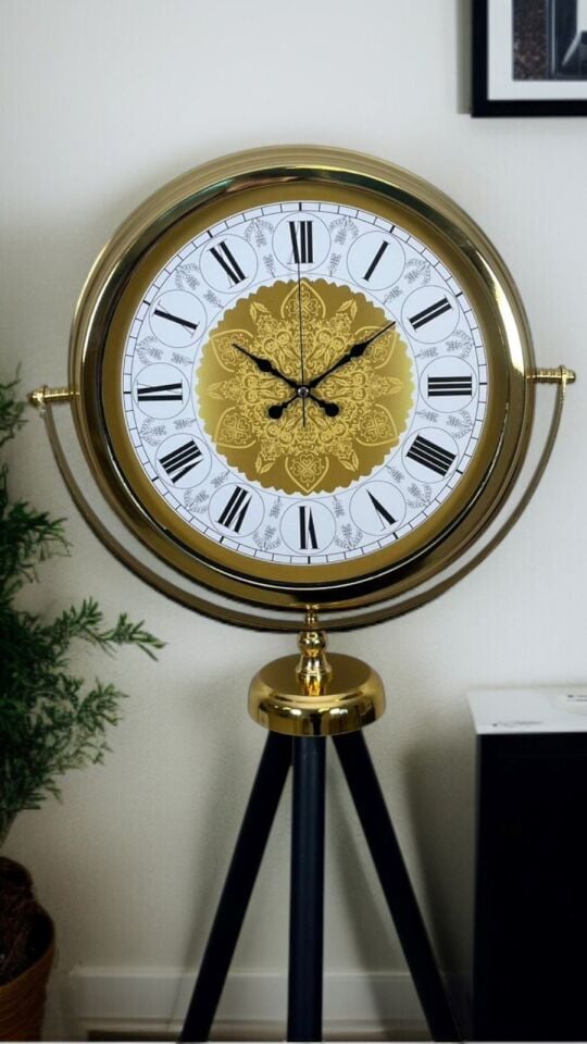 Gold Asalet Tripod Ayaklı Saat