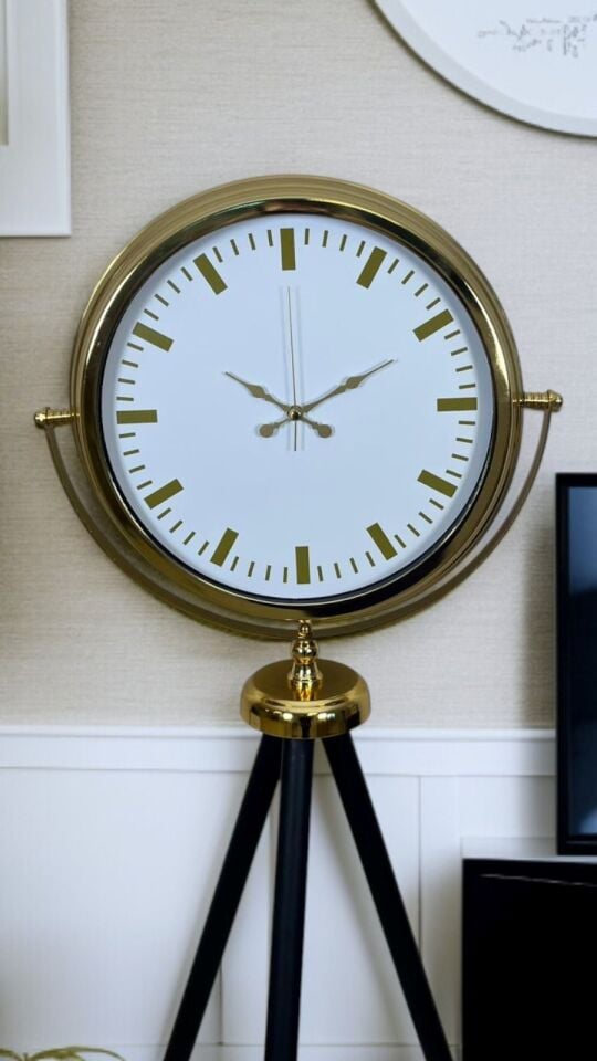 Gold Balance Tripod Ayaklı Saat