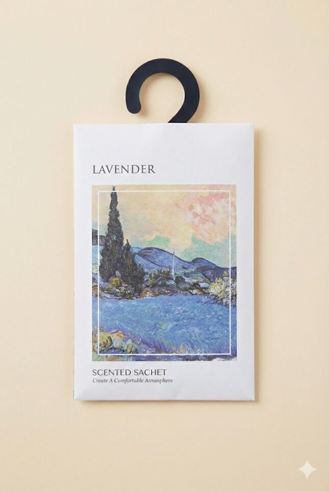 sonx LAVANTA  Dolap ve Çekmece Kokusu –1 ADET Askılı Koku Poşeti,  Uzun Ömürlü Koku