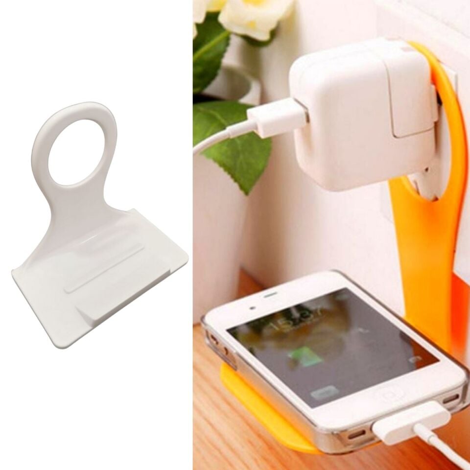 AD Universal Mobil Şarj Priz Askısı ve Telefon Tablet  Tutucu Stand