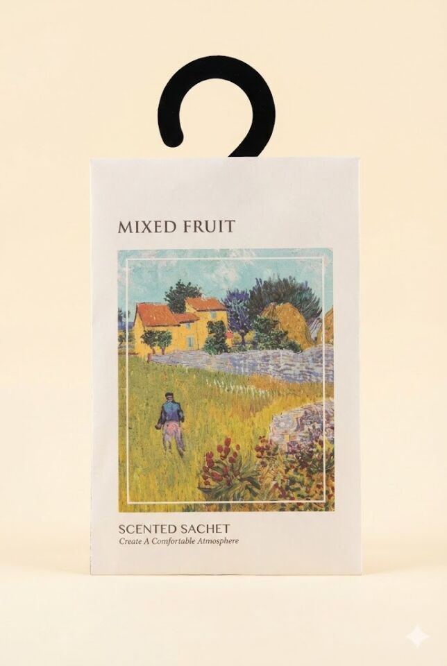 sonx MİXED FURİT   Dolap ve Çekmece Kokusu –1 ADET Askılı Koku Poşeti,  Uzun Ömürlü Koku