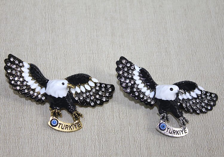 Swarovski Taşlı Kartal Figürlü Magnet