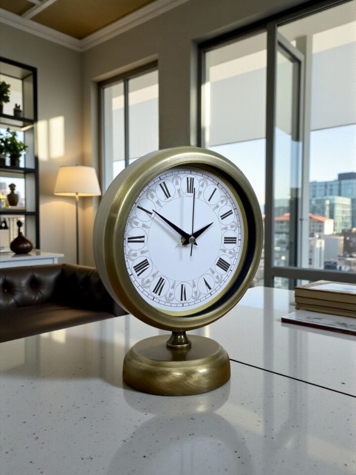 Prestij Eskitme 25 x 20 Cm Metal Masa Saati