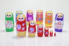 6'lı Ahşap Matruşka