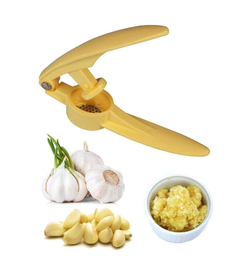 AD Pratik Kolay Yıkanabilir Sarımsak Ezme Aparatı Sarımsak Ezici Pres