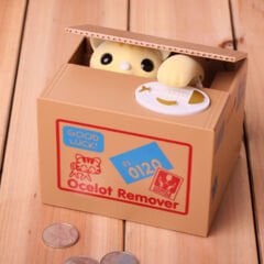 Hırsız Para Çalan Kedi Kumbara (491491)