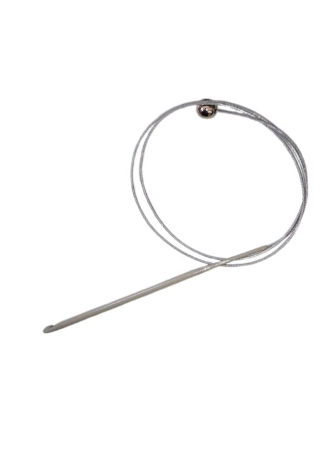 Misinalı Çelik Stoplu Tığ Şiş 3 Numara 60 cm