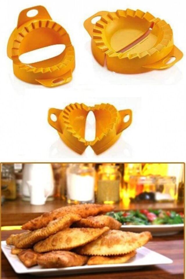 AD 3lü Çiğ börek kurabiye Hamur İşi Ravioli Kesme Kalıbı Aparatı