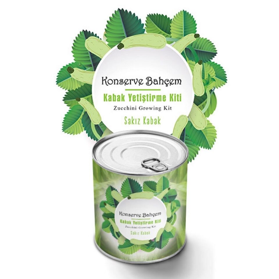 ADKonserve Bahçem Evde Konservede Sakız Kabak Yetiştirme Kiti