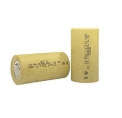 1.2V Ni-Mh SC 3000 mAh. Kağıtlı Şarjlı Pil 10C Başsız/Flat Head (491491)