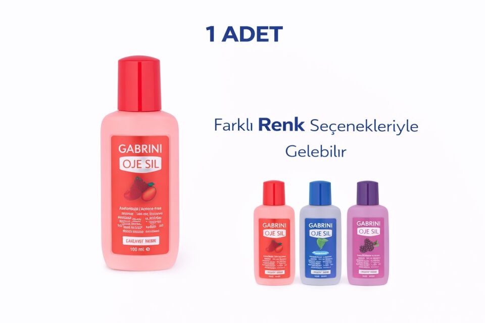 Gabrini Oje Sil Besleyici Aseton 125 ml Oje Çıkarıcı 1 Adet
