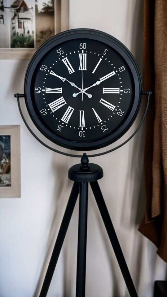 Black Aura Tripod Ayaklı Saat