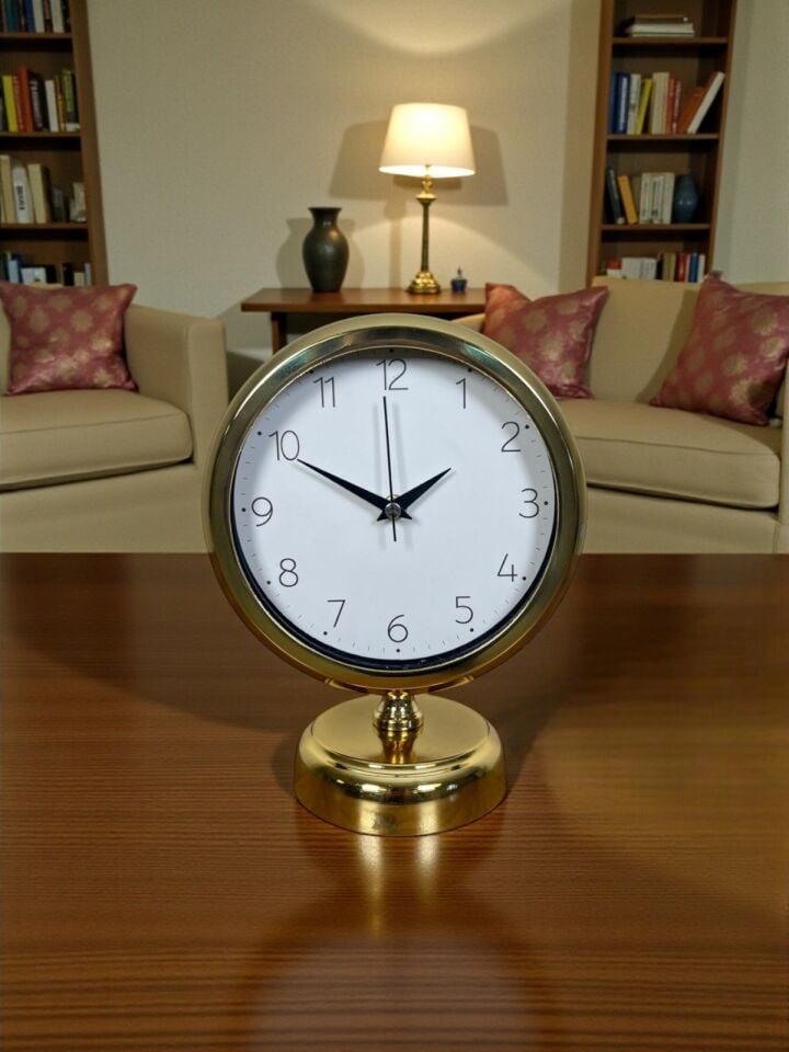 Golden Time 25 x 20 Cm Metal Masa Saati