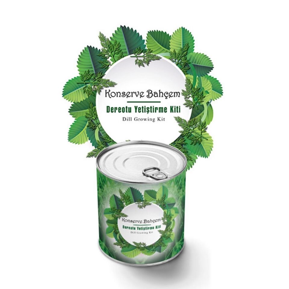 ADKonserve Bahçem Evde Konservede Dereotu Yetiştirme Kiti Aparatı