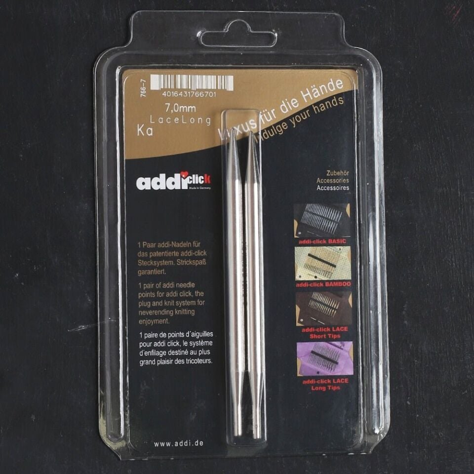 Addi Click Lace 7 Mm Değiştirilebilir Uzun Uçlu Da