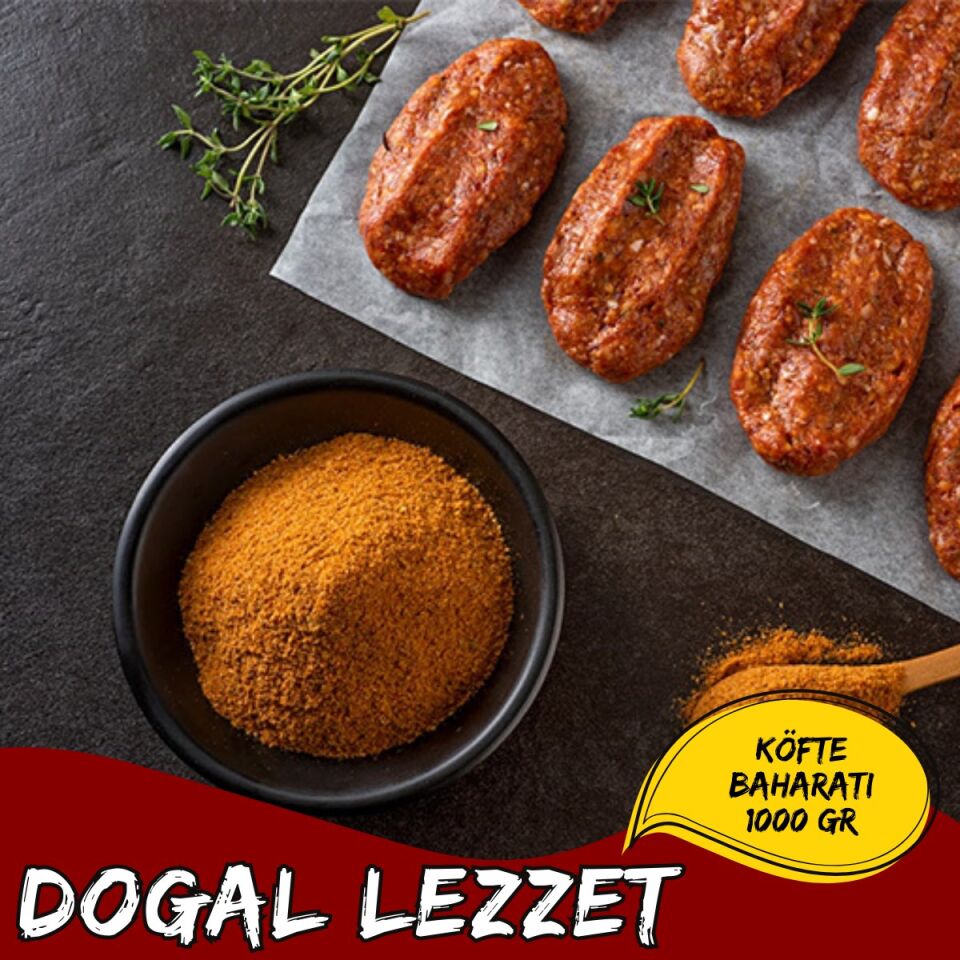 Mey İthalat® Köfte Baharatı Özel Baharat Karışımı Izgara ve Ev Yapımı Köfte İçin 1000 Gr (1 Kg)