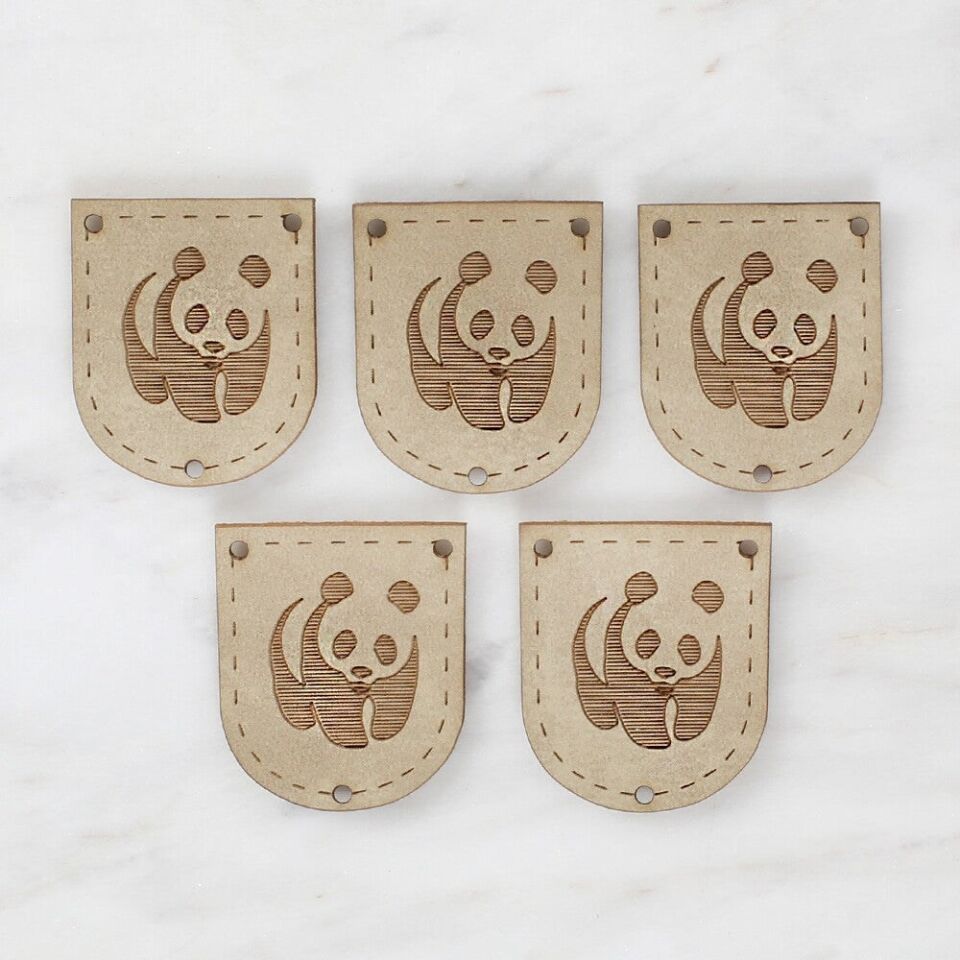 Loren Crafts Figürlü Deri Arma 5 Adet - 1513