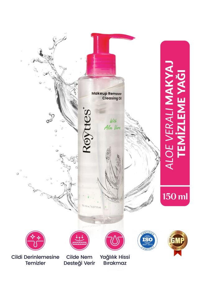 Göz Yakmayan Makyaj Temizleme Yağı - Göz ve Yüz Makyajı İçin Makeup Cleansing Oil 150ml