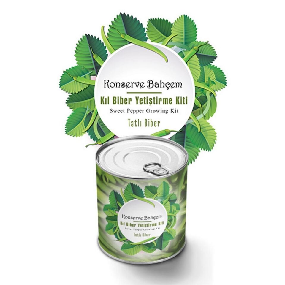 ADKonserve Bahçem Evde Konservede Tatlı Sivri Biber Yetiştirme Kiti