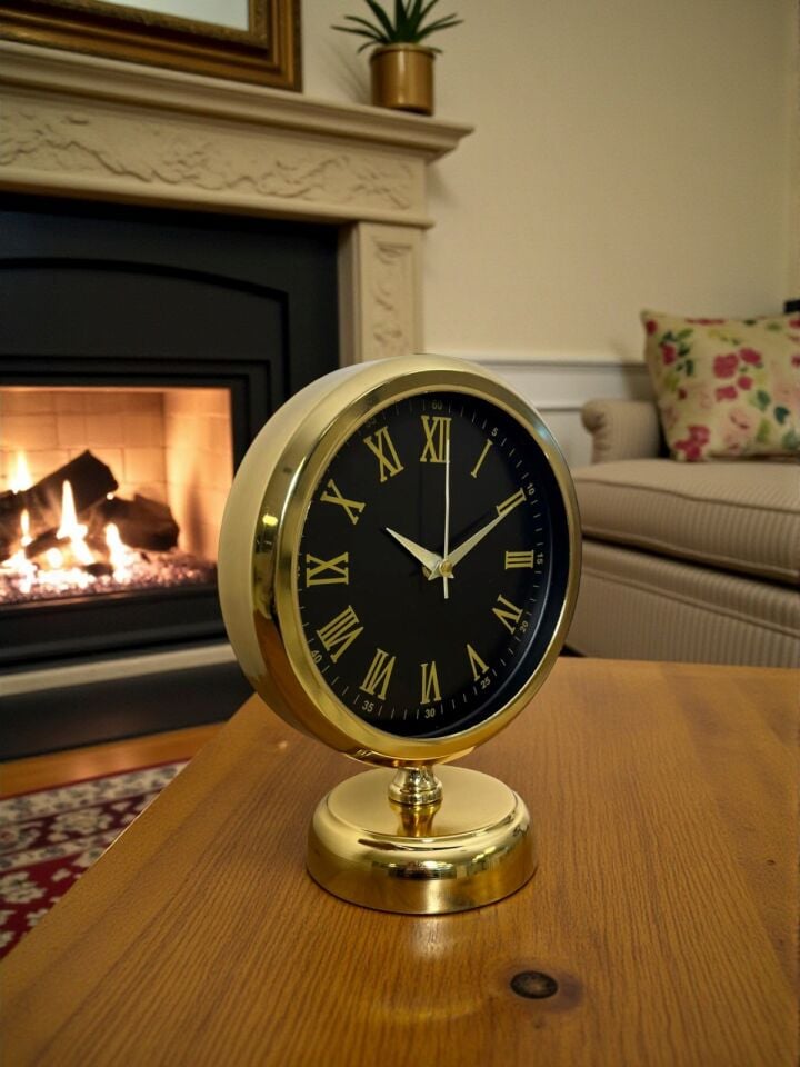 Prestige Gold Roma 25 x 20 Cm Metal Masa Saati