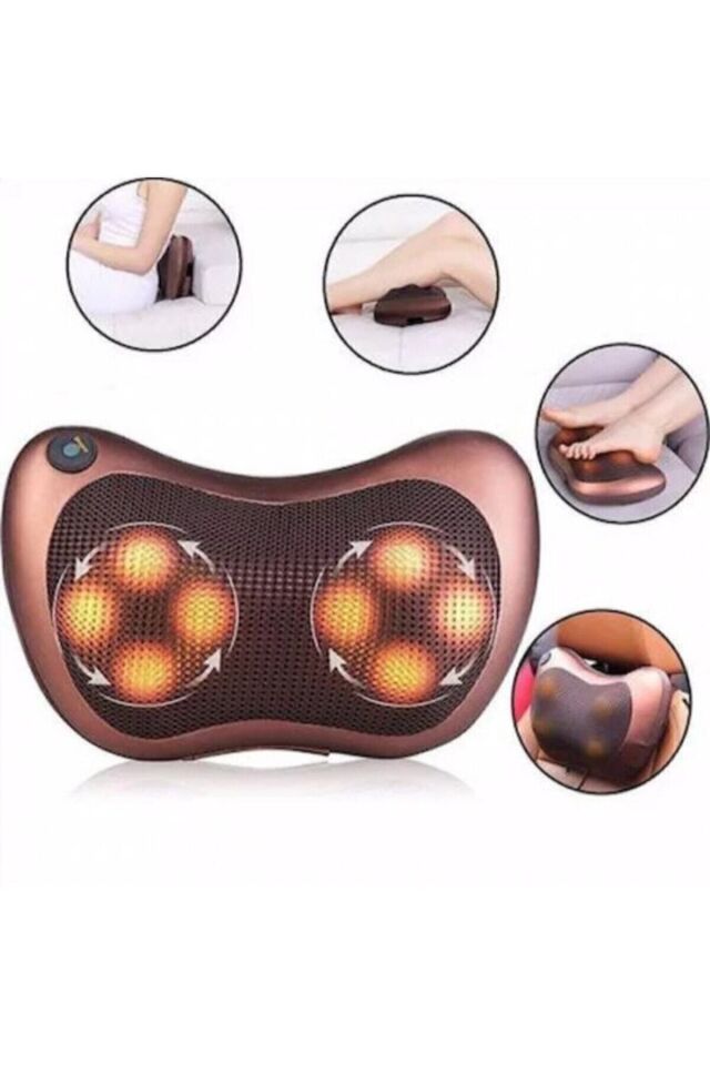 Masaj Aleti Yastığı Ovmalı Yastık Çift Motorlu