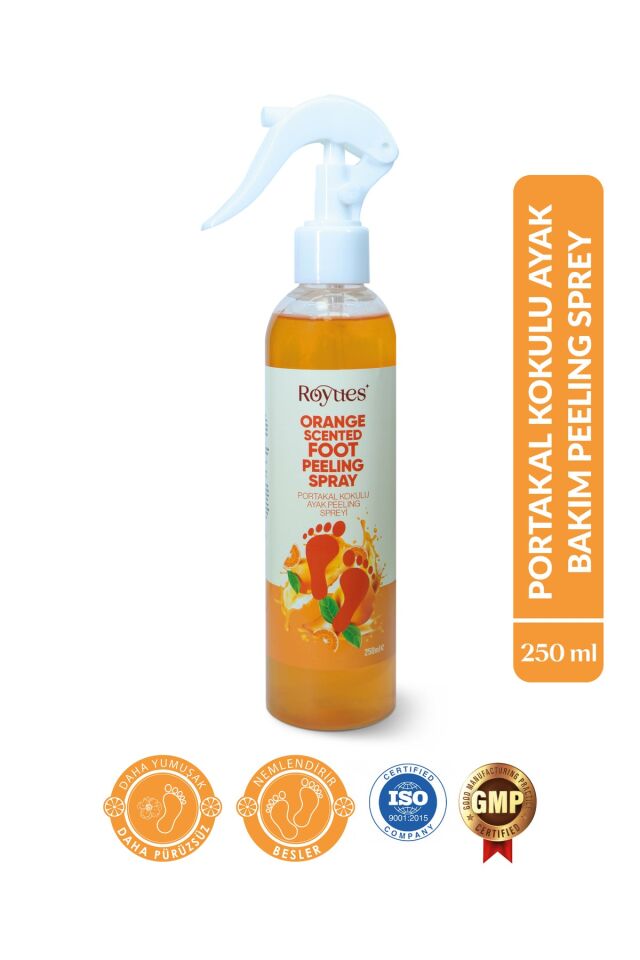 Topuk Çatlak ve Ayak Bakım Peeling Spreyi - Koku Giderici ve Nemlendirici Foot Care Spray 250ml