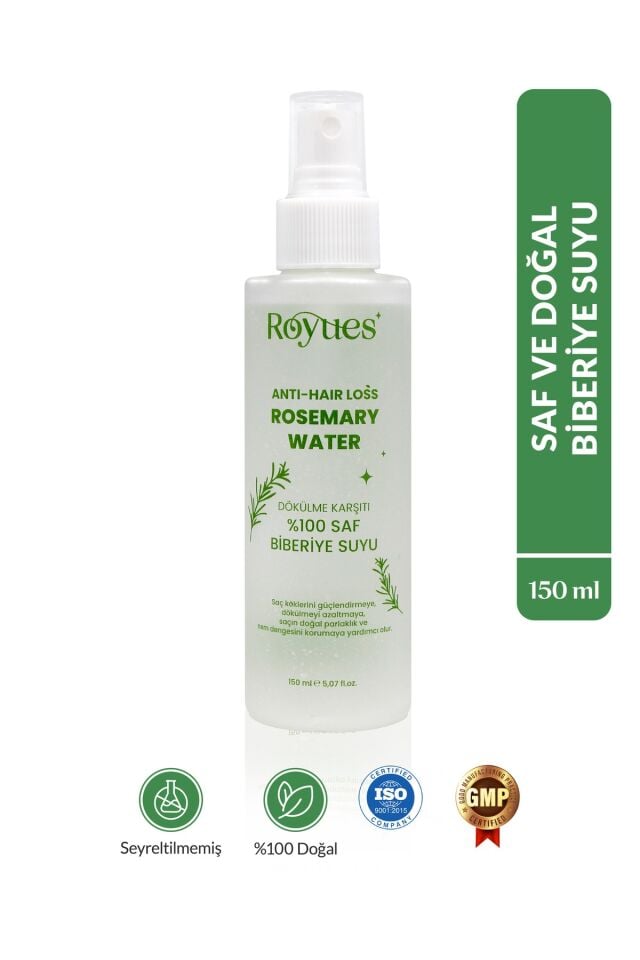Biberiye Suyu - Dökülme Karşıtı ve Saç Uzatma Etkili Saç Toniği Pure Rosemary Water 150ml
