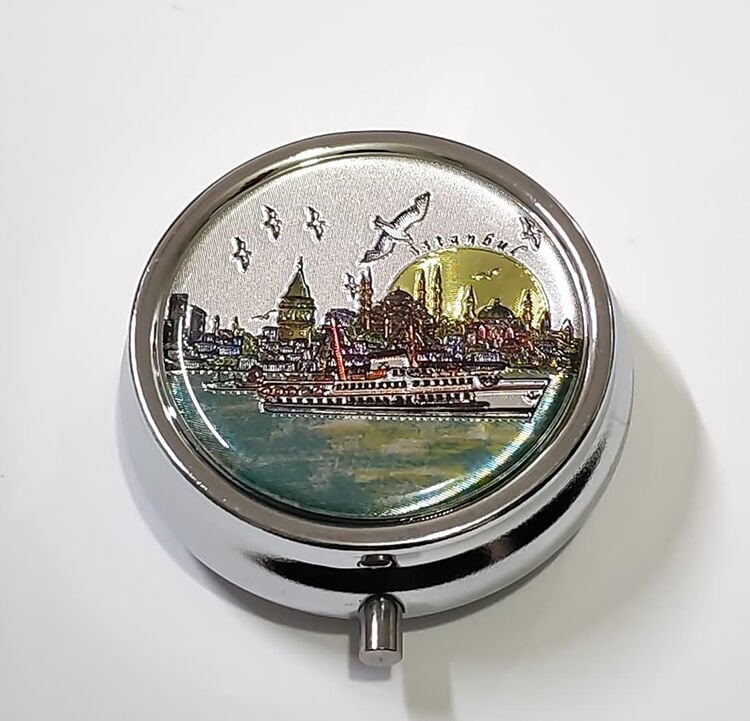 İstanbul Temalı İlaç Kutusu - Model 10