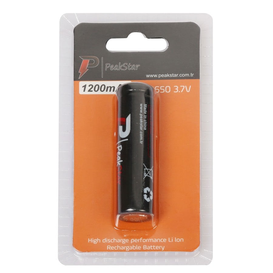 Orjinal 3.7 V 1200 Mah Şarj Edilebilir 18650 Turbo Model Li-ion Şarjlı Pil (491491)