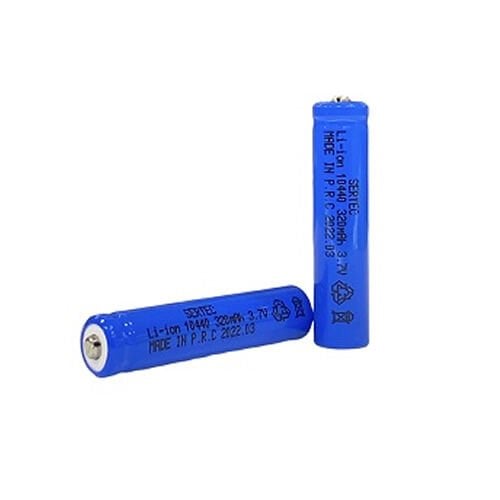 3.7V Li-ion 10440 - 320 mAh 1C Şarjlı Pil Başlı (491491)