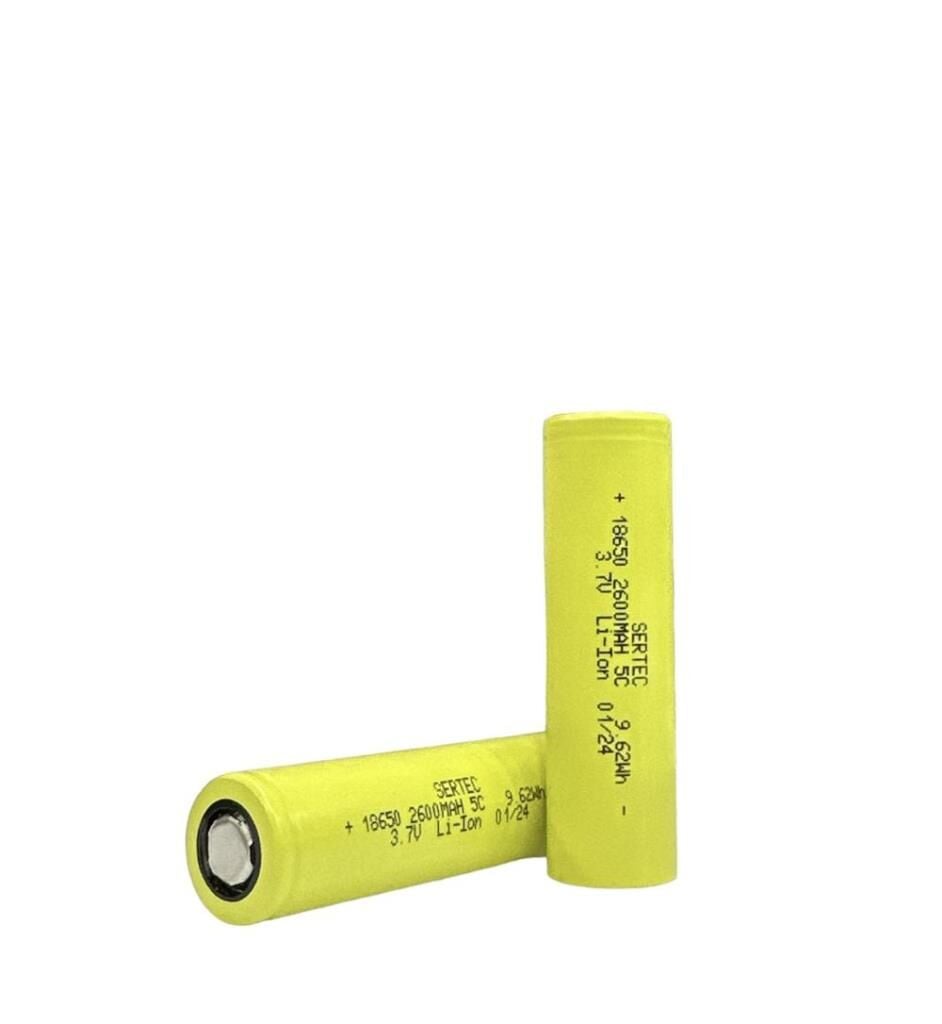 18650 3.7V 2600 Mah 5C Li-Ion Şarjlı Pil (491491)