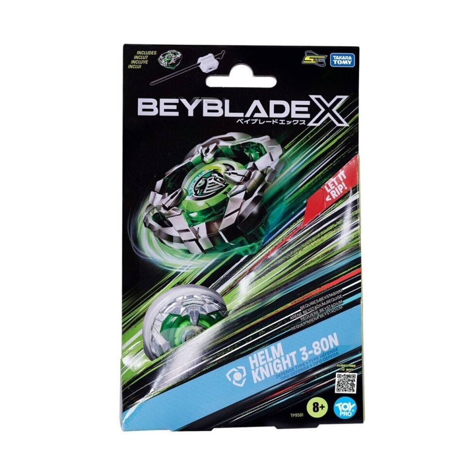 BEY09000 Beyblade 1li Set Helm Knight 3-80N