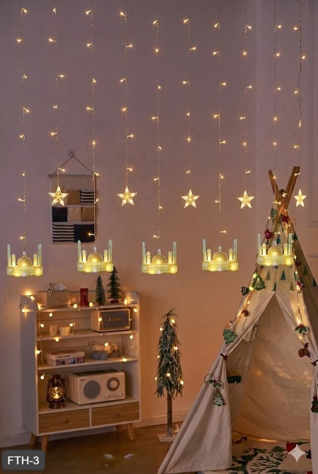 Ramazan Perde LED Işık 3 Metre
