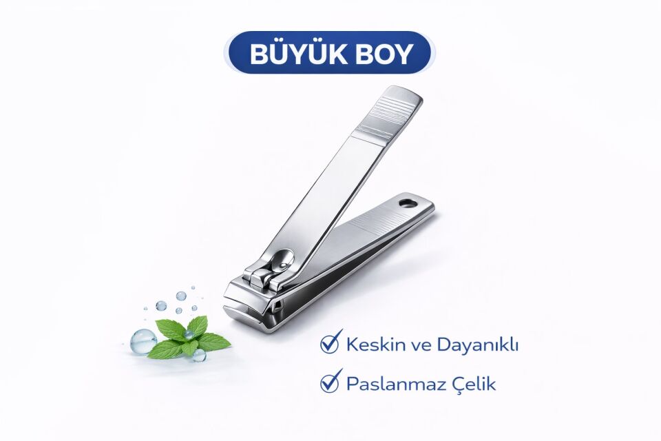 İMA Büyük Boy Tırnak Makası Profesyonel Nail Clipper 1 Adet