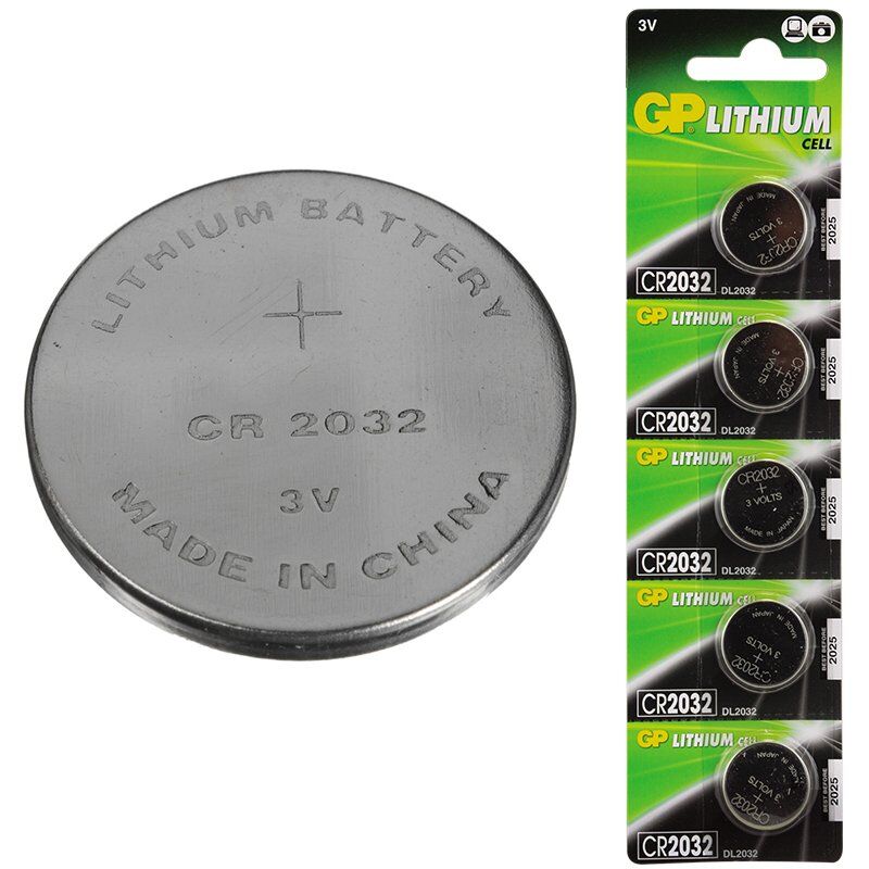 GP CR2032 Lityum.Pil 5 li Paket (491491)